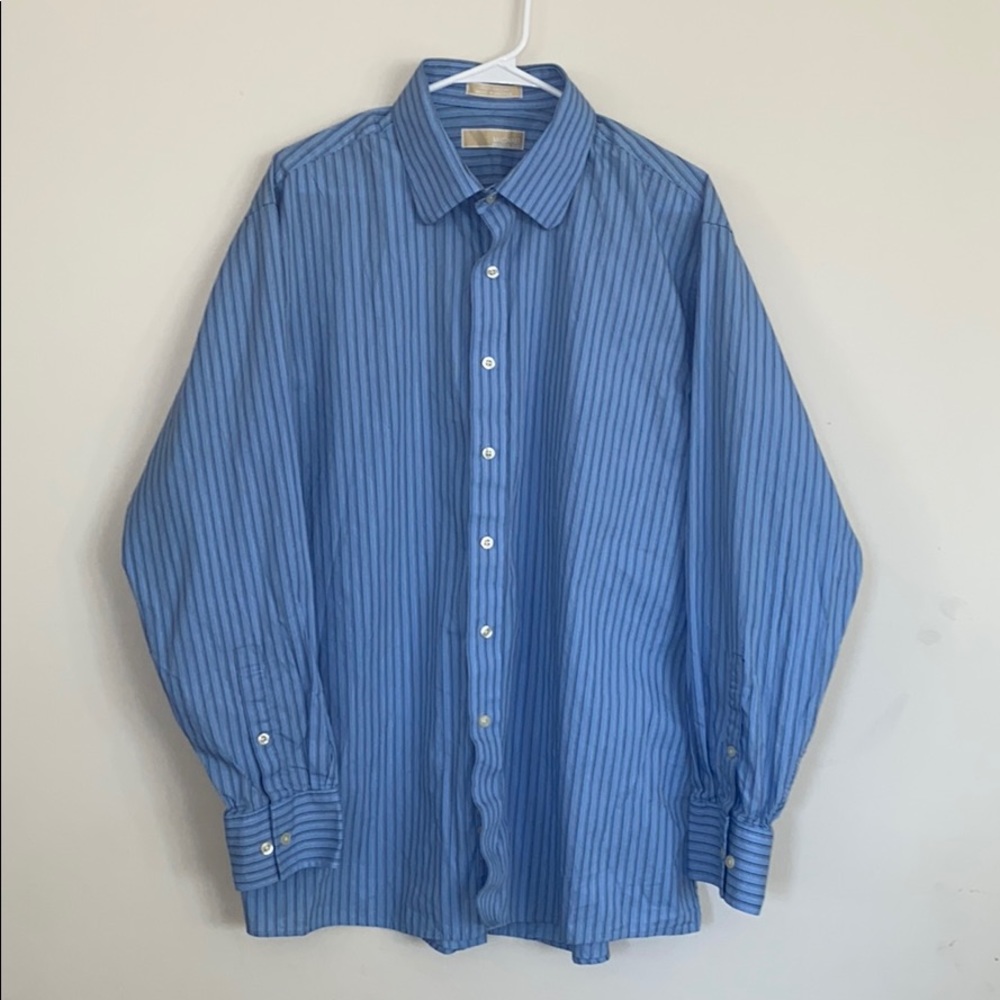 Michael Kors Long Sleeve Size 17 1/2  34/35